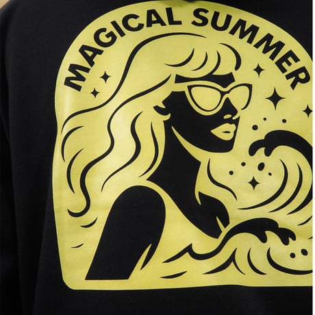 MAGICAL SUMMER GIRL PULLOVER SWEAT NAVY