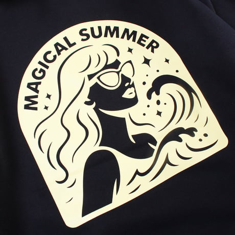 MAGICAL SUMMER GIRL PULLOVER SWEAT NAVY