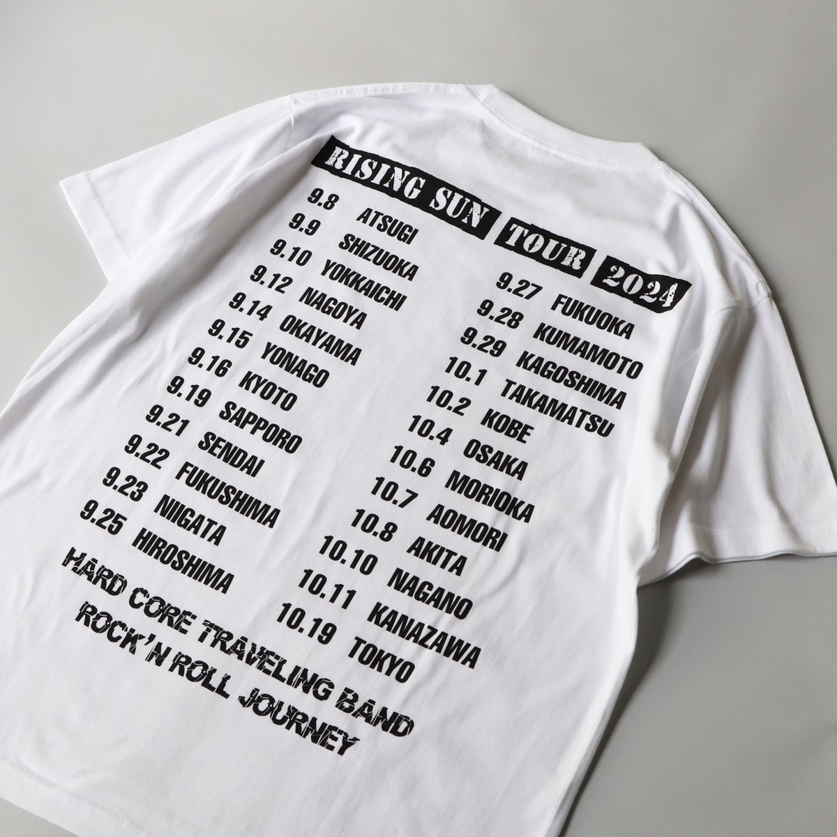湾岸の羊 RISING SUN TOUR 2024 TEE | BLACK RAIN MUSIC