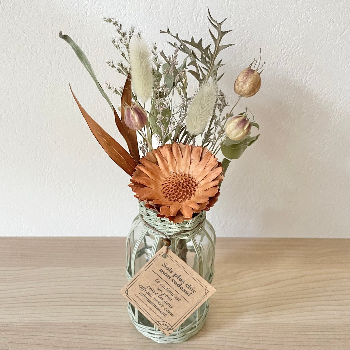 フラワーベース　セット 楽天市場】【最大1000円OFFクーポン配布中】 Dryflower into the