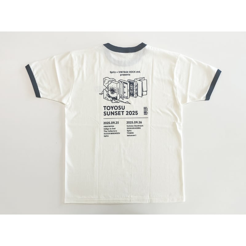 T-SHIRT RETRO ZOZO限定 2025 リンガーTシャツ セール】T-SHIRT RETRO ZOZO限定 2025 /ロゴプリント リンガーT