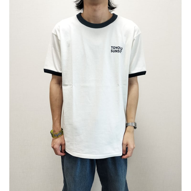 vintage USA製　boro heart design リンガー　Tシャツ vintage USA製 boro heart design リンガー Tシャツ