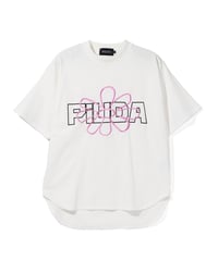 PiUDA Flower Logo T-Shirt（ホワイト）