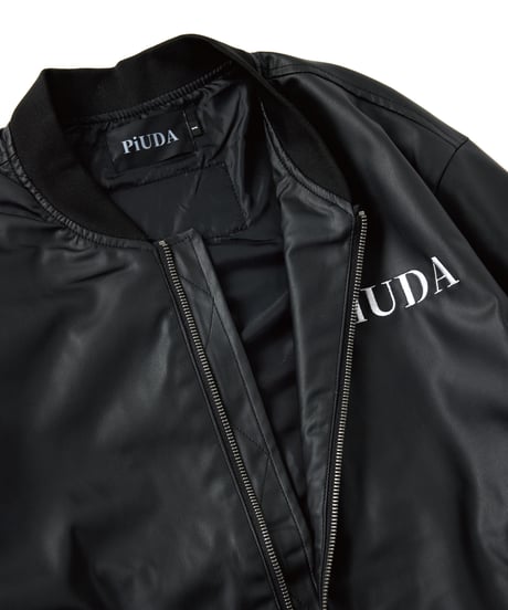 PiUDA PU Leather MA-1 Jacket