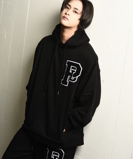 PiUDA ”PD” Wappen Sweat Pants（ブラック）