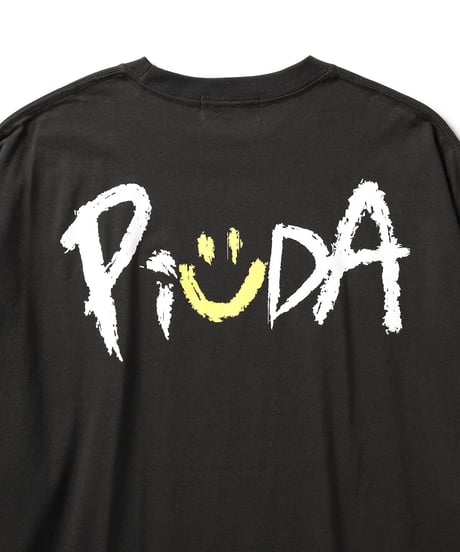 PiUDA "Logo" L/S Tee（オールドブラック）