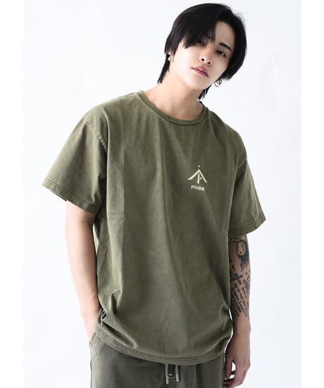 PiUDA  Logo T-Shirt Khaki