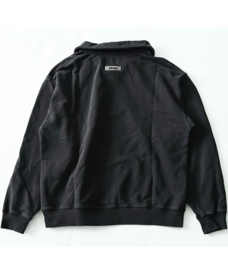 PiUDA ZIP sweat Long Sleeve Charcoal Black