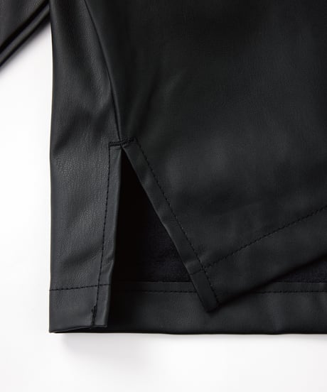 PiUDA PU Leather Shirt Jacket