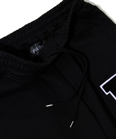 PiUDA ”PD” Wappen Sweat Pants（ブラック）