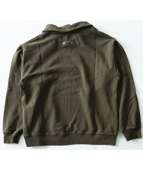 PiUDA ZIP sweat Long Sleeve Khaki