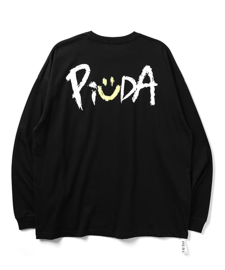 PiUDA "Logo" L/S Tee（ブラック）