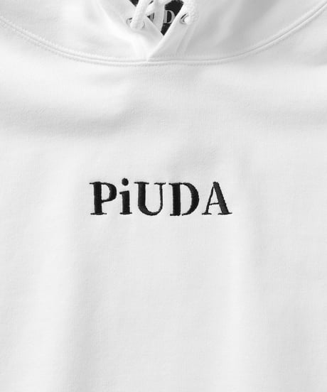 PiUDA "Logo" Hoodie（ホワイト）