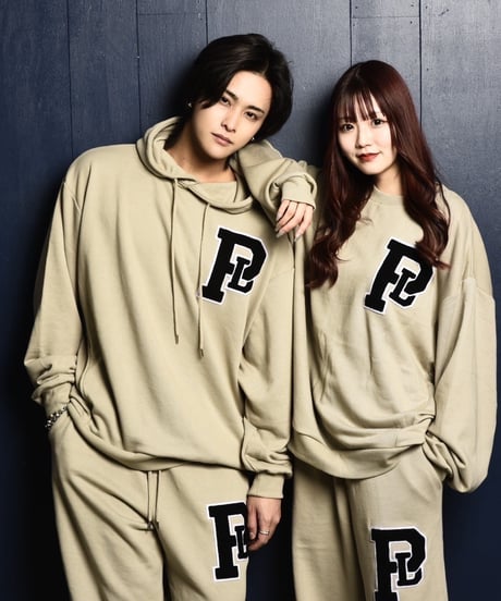 PiUDA ”PD” Wappen Sweat Pants（ブラック）