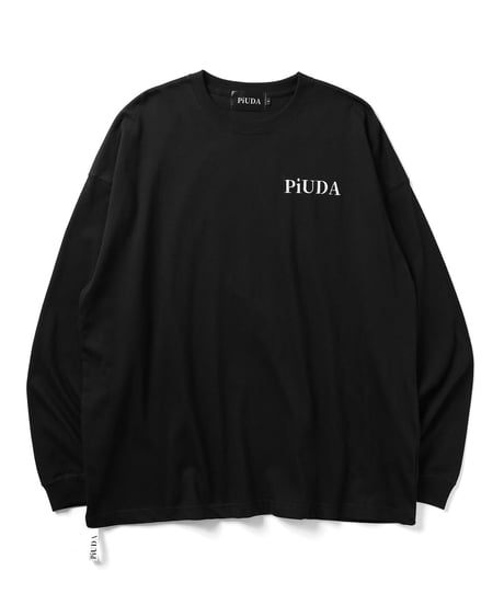 PiUDA "Logo" L/S Tee（ブラック）