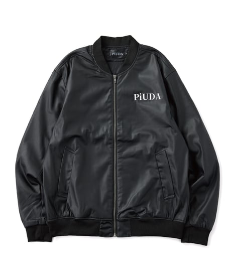 PiUDA PU Leather MA-1 Jacket