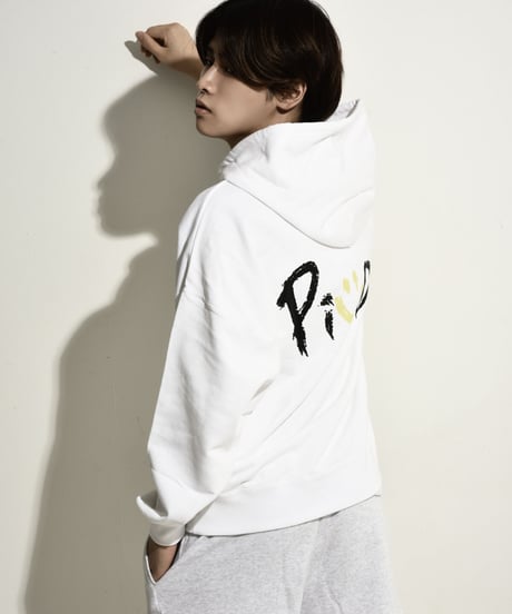 PiUDA "Logo" Hoodie（ホワイト）