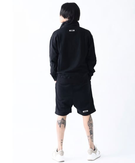 PiUDA ZIP sweat Long Sleeve  Black