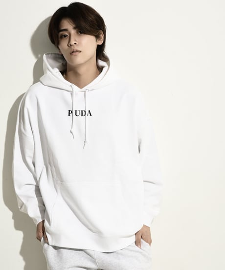 PiUDA "Logo" Hoodie（ホワイト）