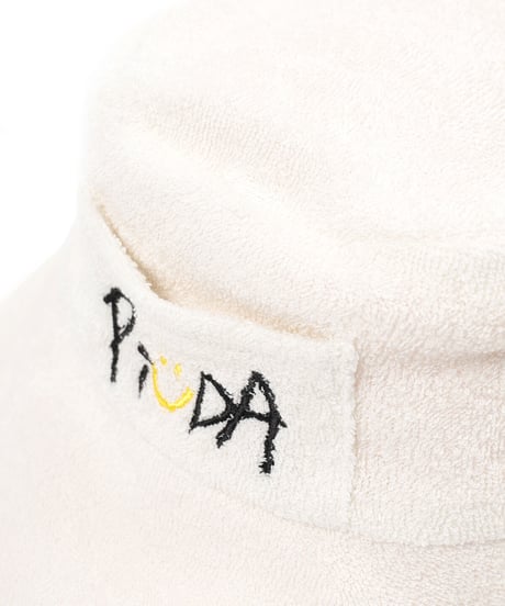 PiUDA "Logo" Sauna Hat（ホワイト）
