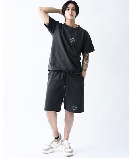 PiUDA  Logo T-Shirt  Charcoal Black