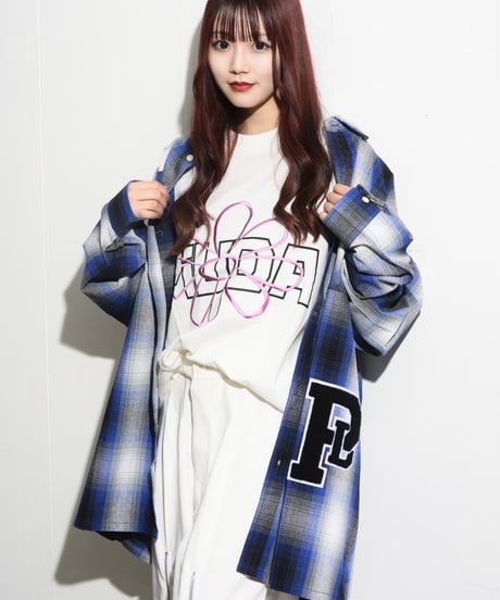 PiUDA Flower Logo T-Shirt（ホワイト）