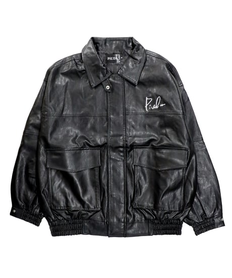 PiUDA PU Leather A-2 Jacket