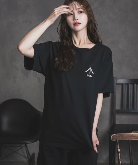 PiUDA Logo T-Shirt Black