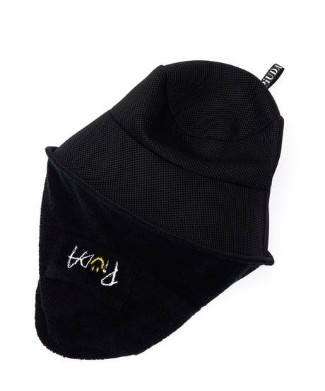 PiUDA "Logo" Sauna Hat "Ver.2"（ブラック）