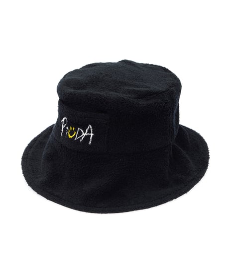 PiUDA "Logo" Sauna Hat "Ver.2"（ブラック）