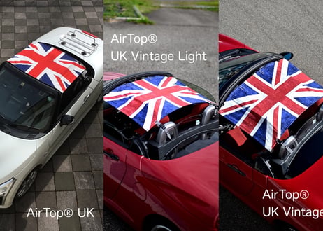 【Copen AirTop®︎/英国国旗・ユニオンジャック】最新2026モデル　コペン専用ビキニトップ（基本送料込）