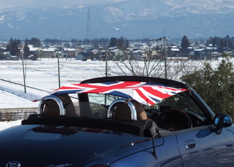 【Copen AirTop®︎/英国国旗・ユニオンジャック】最新2026モデル　コペン専用ビキニトップ（基本送料込）