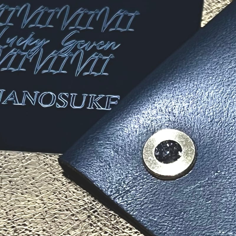 【ななのすけくんの財布】イエローバージョン　姫路レザー　隕石パウダー使用　龍神 ななのすけくんの財布】イエローバージョン 姫路レザー 隕石