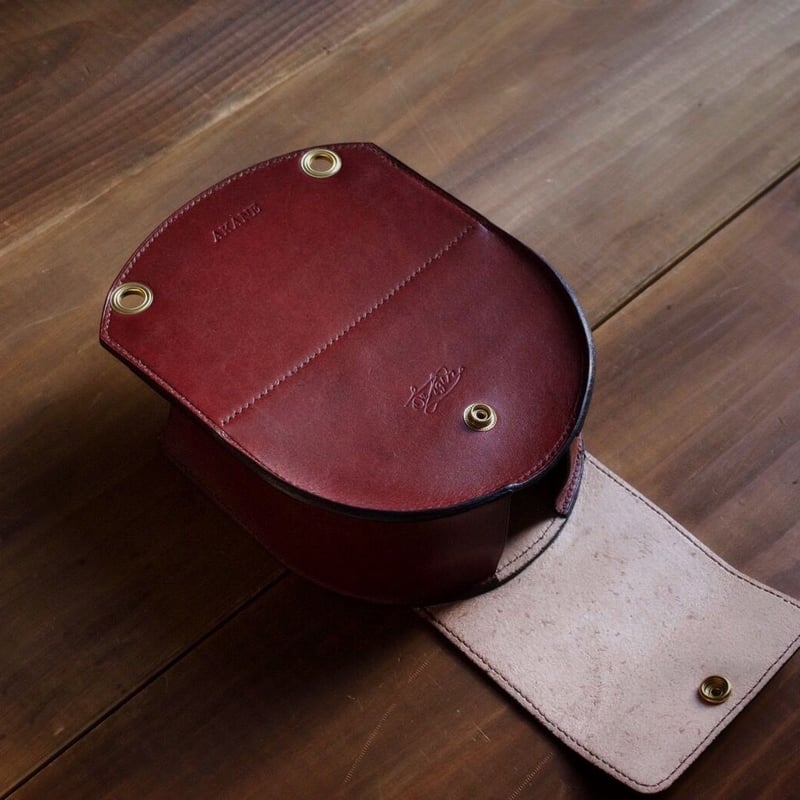 受注製作品 染色仕上げのフローリストケースor02 | Origin leather work