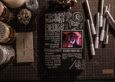 【ZINE】MIDNIGHT DIARIES（limited 40 copies）