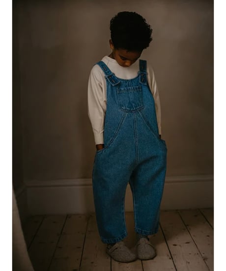 【 LAST1 / 12-18m 】THE SIMPLE FOLK - the oversized denim dungaree