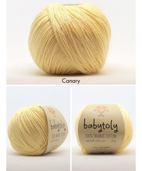 【 pre-order 】babytoly - organic yarns（A-G）