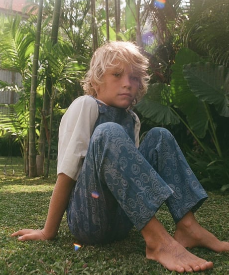 【 LAST1 / 6y 】SAUCE - overall fancky denim