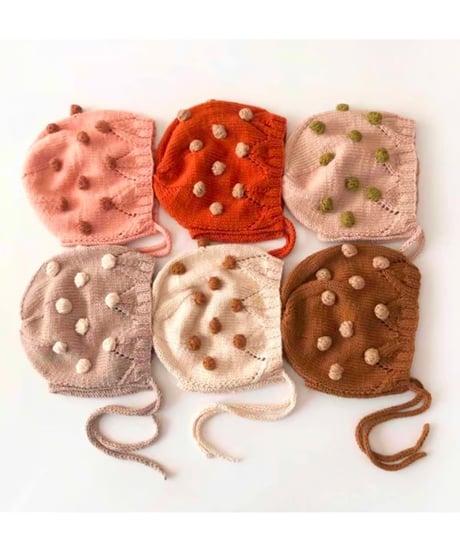 babytoly - blossom popcorn bonnet