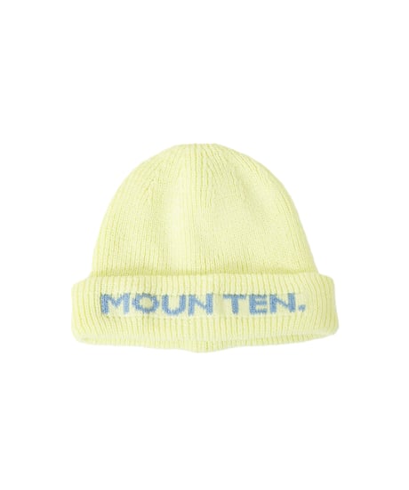 MOUN TEN. - MOUN TEN. watch cap - lemon
