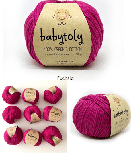 【 pre-order 】babytoly - organic yarns（A-G）