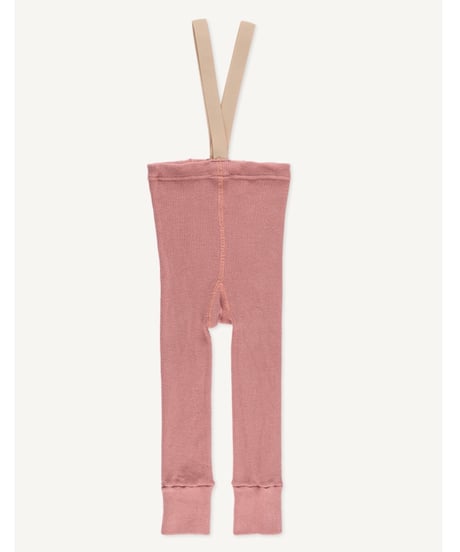 mile - kids’ leggings with braces - vintage rose