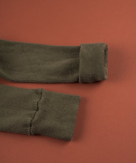 mile - kids’ leggings with braces - herbal green