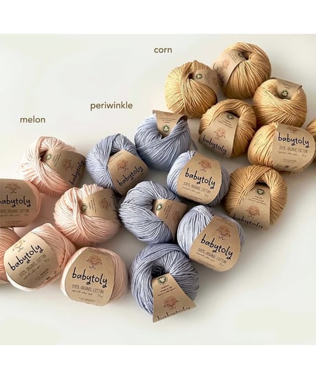 【 pre-order 】babytoly - organic yarns（A-G）