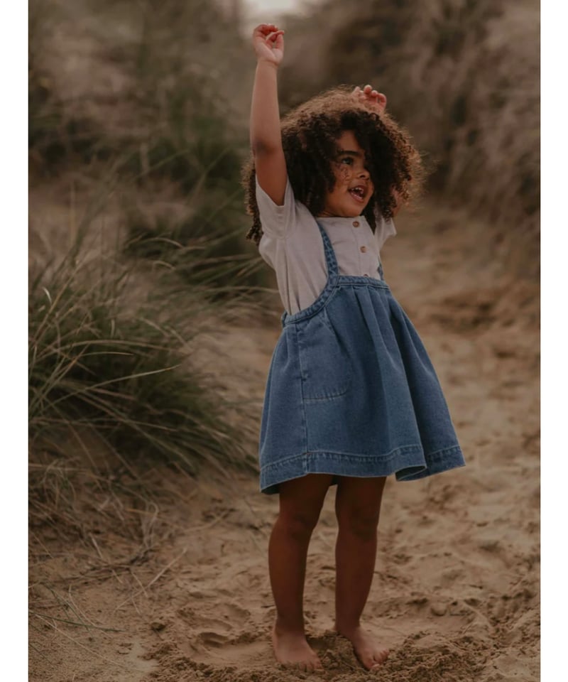 THE SIMPLE FOLK デニムオーバーオール 4-5歳 The simple folk