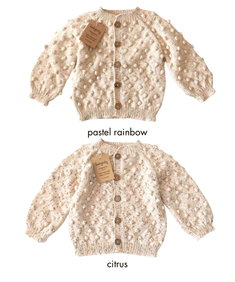 【 confetti 】babytoly - popcorn cardigans