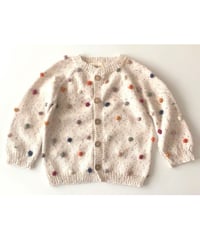 【 confetti 】babytoly - rainbow popcorn cardigan