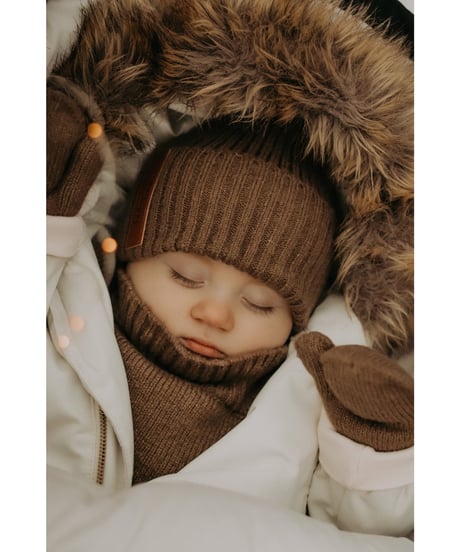 【 LAST1 】BabyMocs - neck warmer - greige