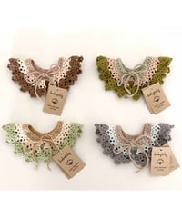babytoly - happy moon crochet collars