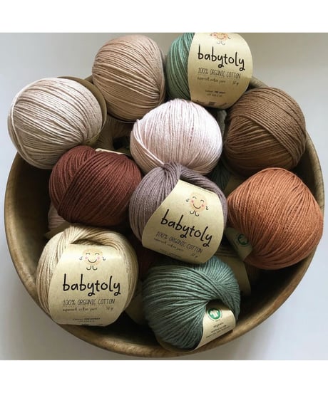【 pre-order 】babytoly - organic yarns（H-P）